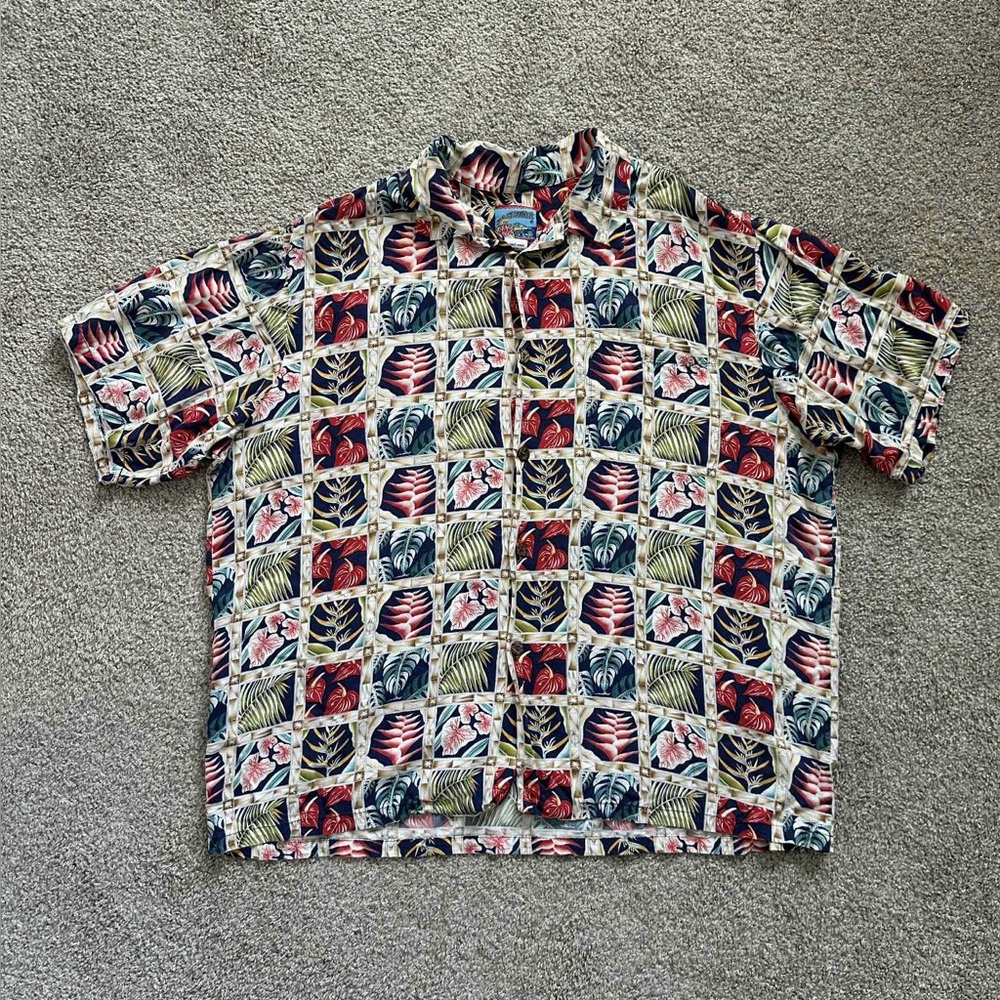Joe Kealoha Hawaiian Shirt XXL Floral style
